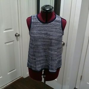 🧨Vanessa Virginia Navy & White Stripe Sz M …